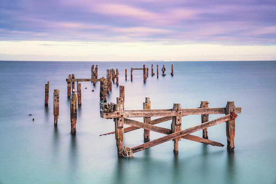 Swanage Old Pier colour variation Photograph by Framing Places