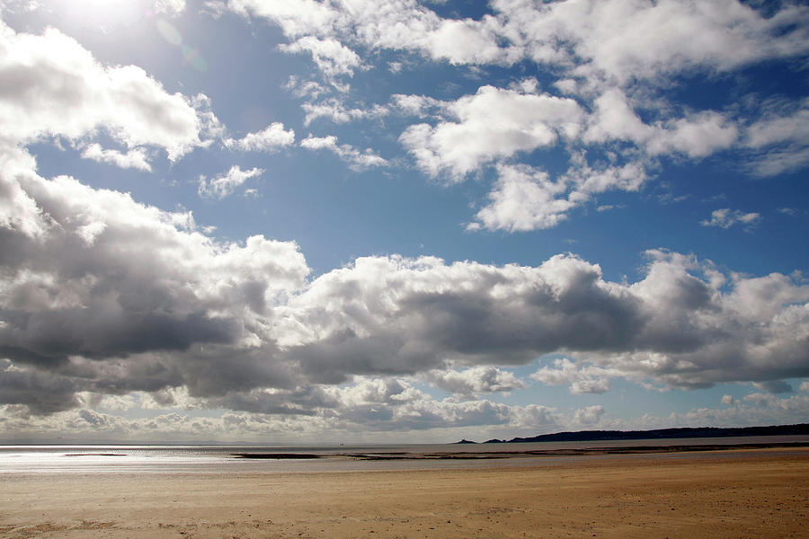 Swansea Beach And Sky Photograph