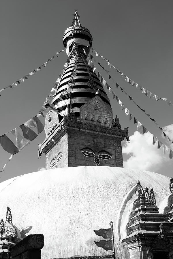Swayambhunath Buddhist Temple, Kathmandu Photograph by Aidan Moran