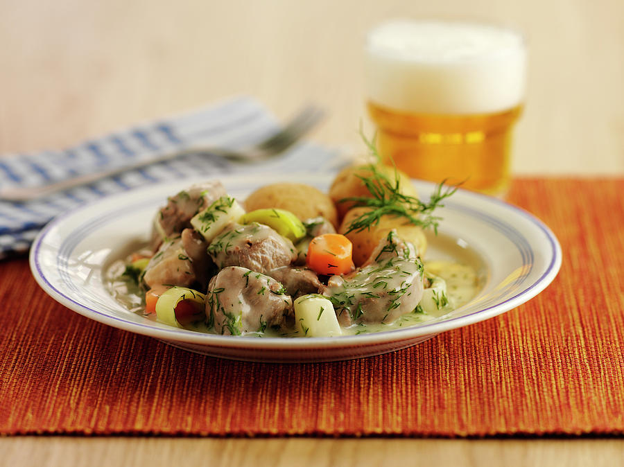 Swedish Lamb Ragout In Dill Sauce Photograph by Pepe Nilsson