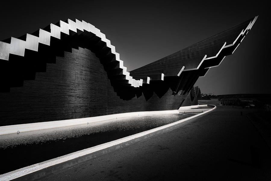 Architecture Photograph - Sweeping Play Of Shapes by Erhard Batzdorf