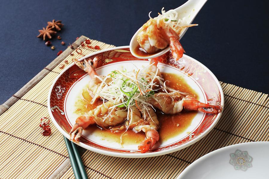 Sweet And Sour Shrimps Photograph by Yuichi Nishihata Photography