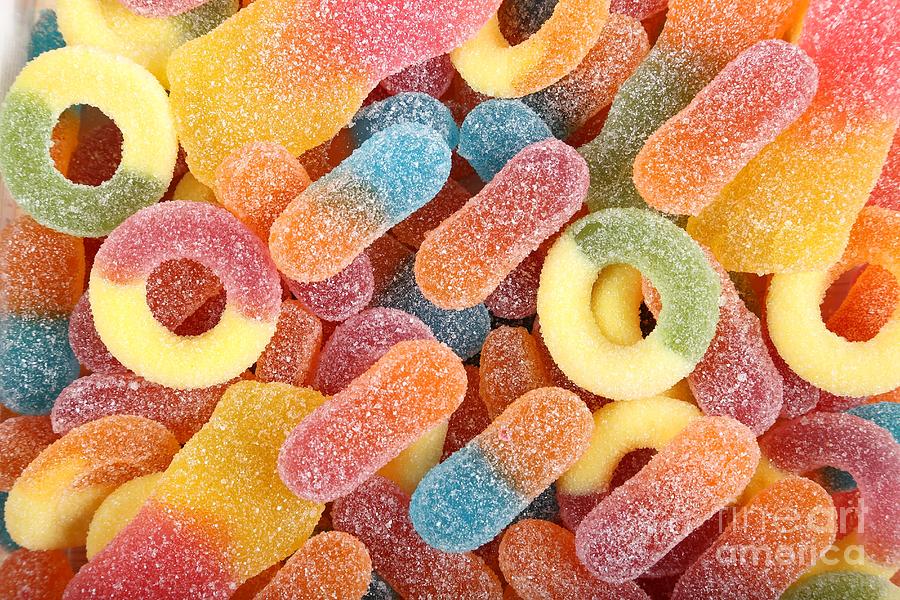 Candy Photograph - Sweet Background With Colorful Jelly by Krzysztof Slusarczyk Candy Photograph - Sweet Background With Colorful Jelly by Krzysztof Slusarczyk