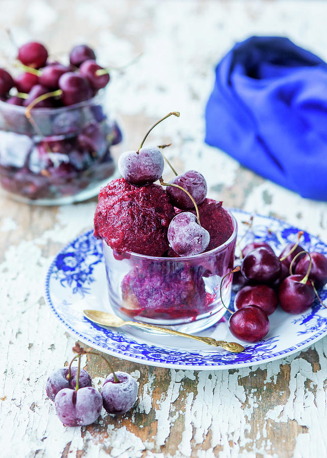Sweet Cherry Sorbet Photograph by Irina Meliukh