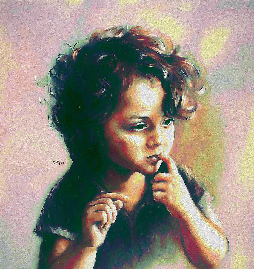 Sweet child 3 Painting by Nenad Vasic
