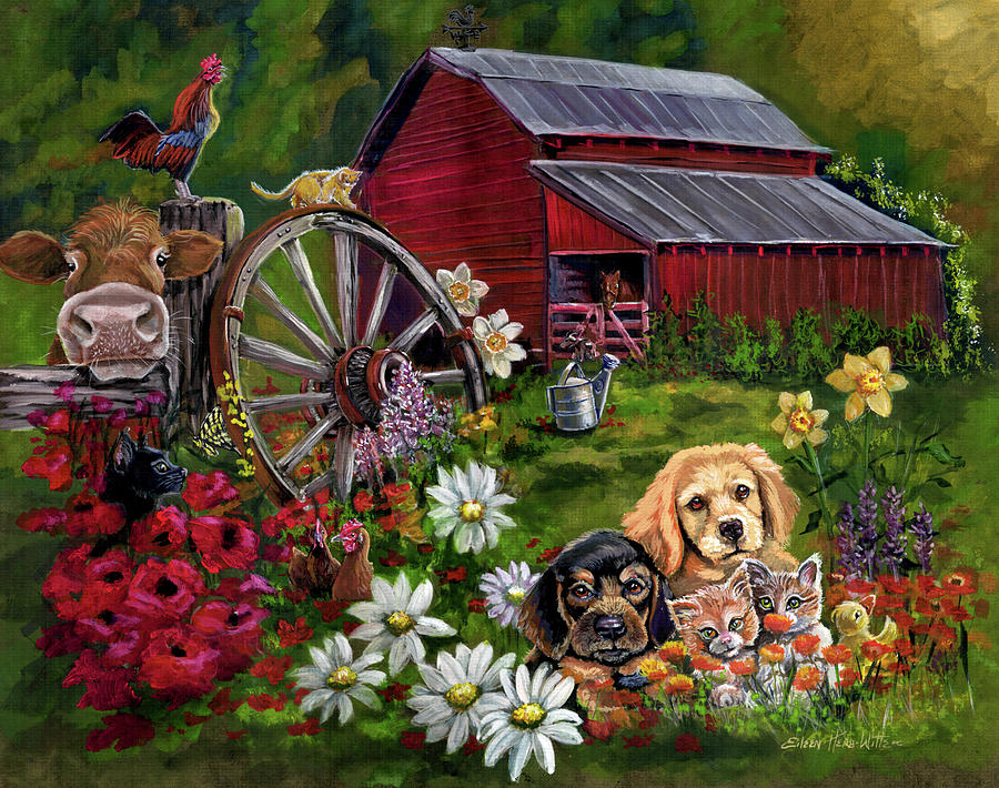 Sweet Country Painting by Eileen Herb-witte - Pixels