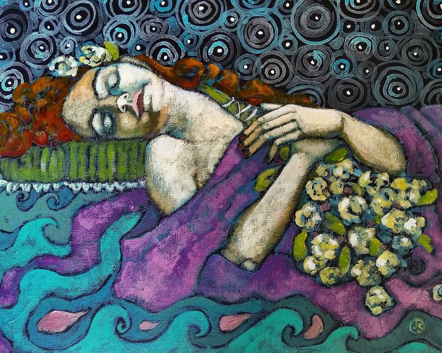 Flower Painting - Sweet Dreams  by Jane Spakowsky