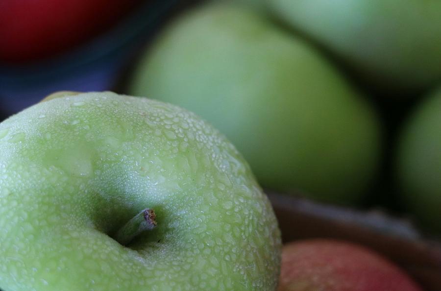 Apple Photograph - Sweet Green Apples by The Art Of Marilyn Ridoutt-Greene