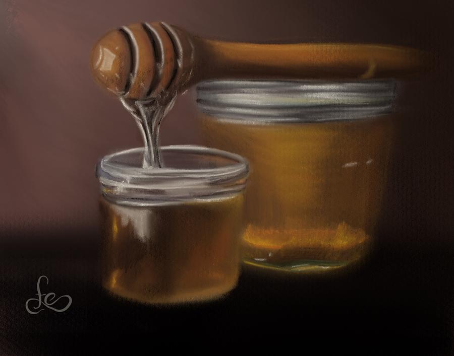 Sweet Honey Painting by Fe Jones
