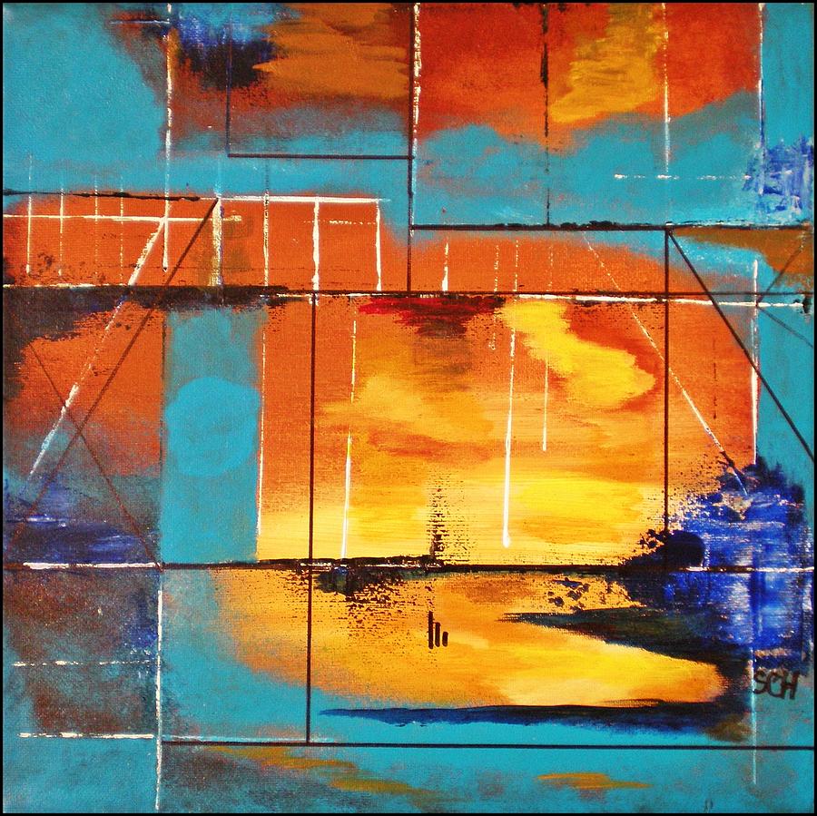 Abstract Painting - Sweet Light Of Dawn - Or - Windows To Illusion by Scott Haley Abstract Painting - Sweet Light Of Dawn - Or - Windows To Illusion by Scott Haley