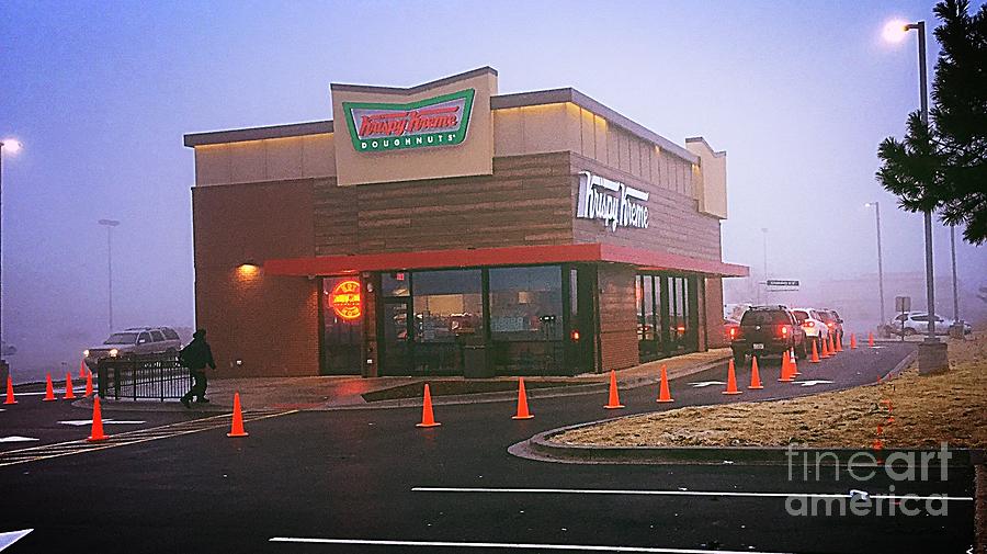 Sweet Morning Fog - Krispy Kreme Photograph by Frank J Casella