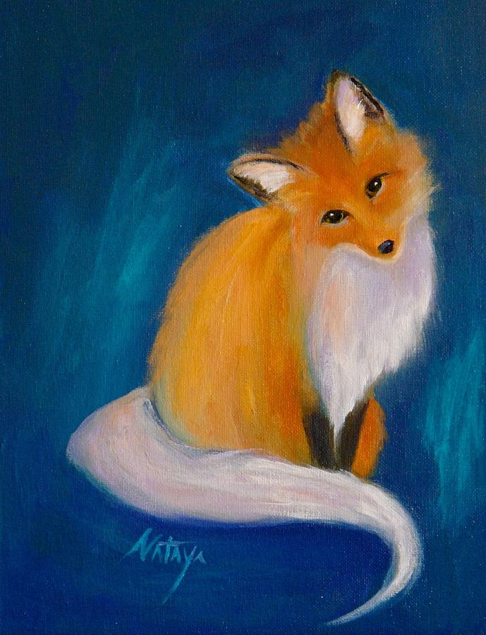 Sweet n Foxy Painting by Nataya Crow