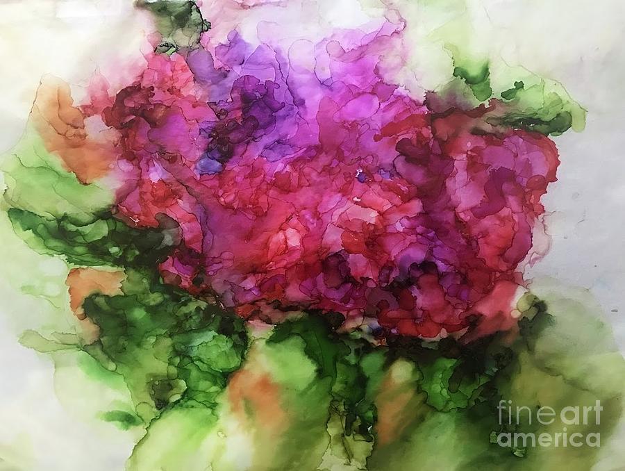 Sweet Roses Painting by Linda Gustafson-Newlin