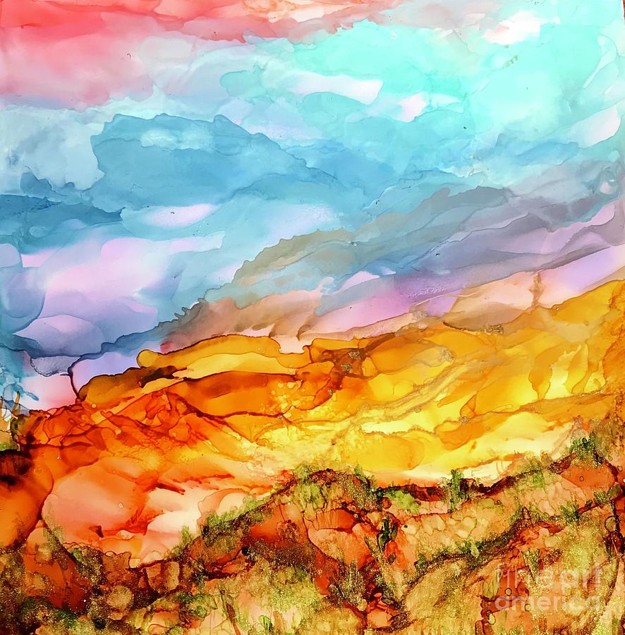 Sweet Skies Painting by Nancy Koehler