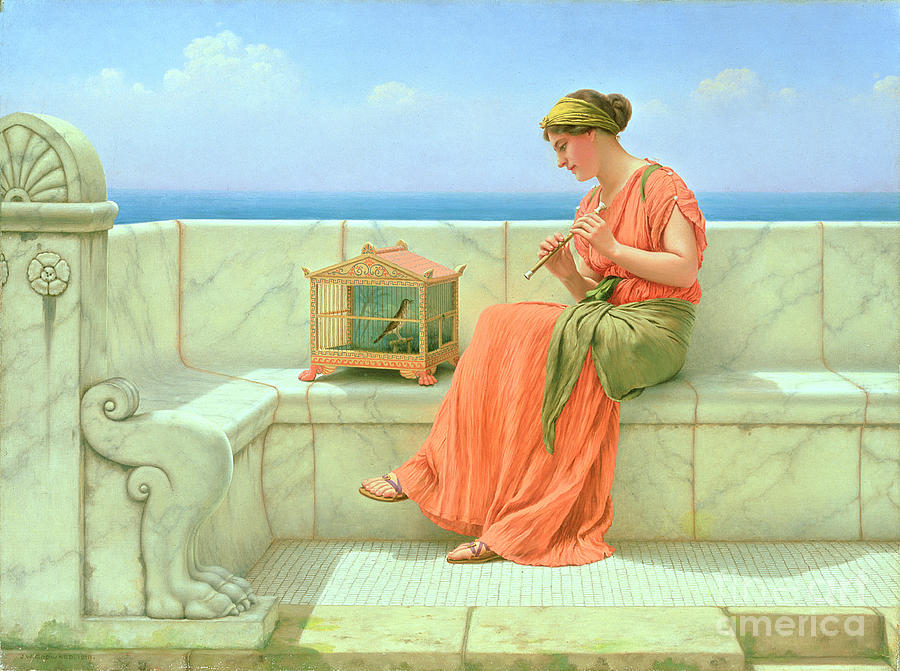 Sweet Sounds, 1918 Painting by John William Godward - Fine Art America