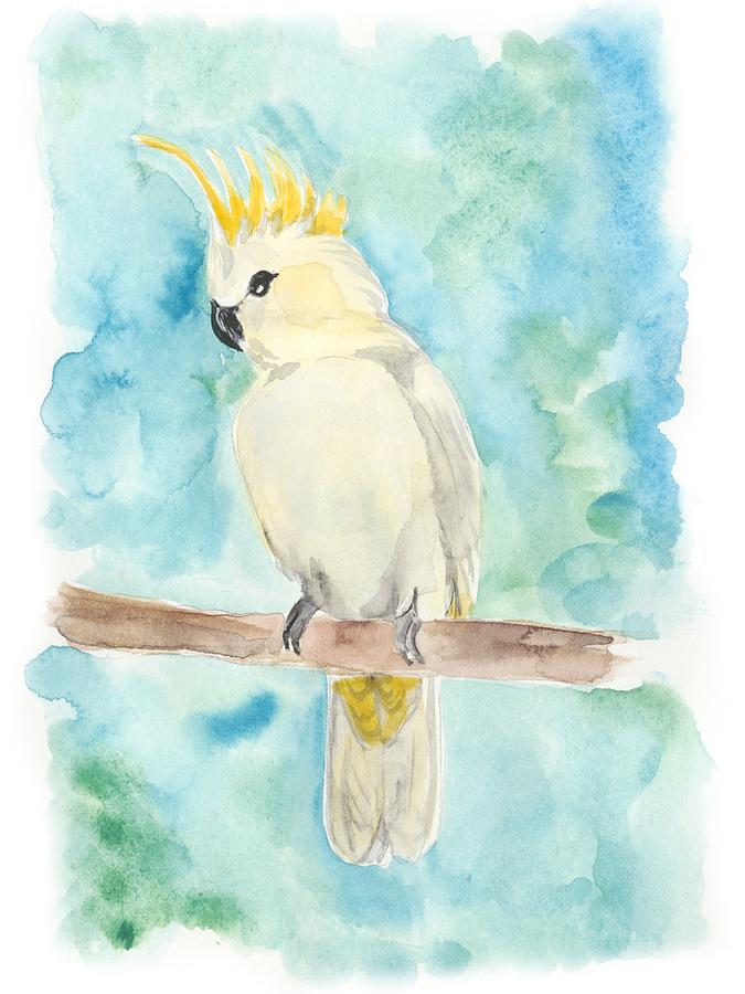 Animal Painting - Sweet Tropical Bird II by Regina Moore