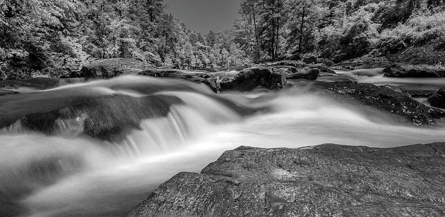 Sweetwater Creek Infrared Bw Photograph