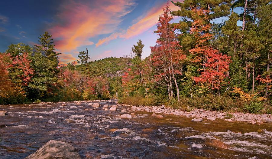 Swift River Autumn Photograph by Paul Mangold