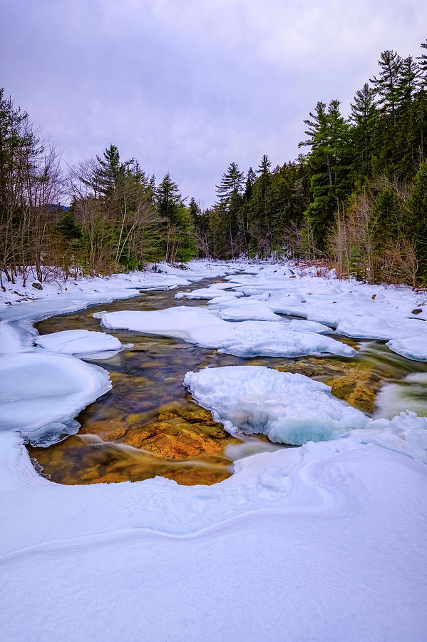 Swift River Winter  Photograph by Jeff Sinon