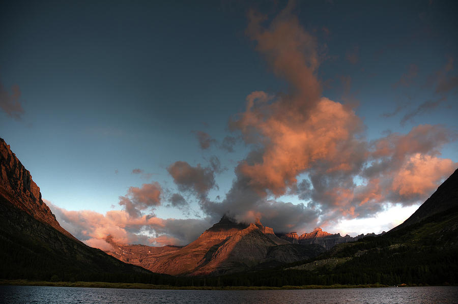 Swiftcurrent Valley at Sunrise Photograph by Michael Kirk