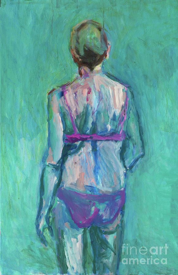 Swimmer, 2017 Painting by Julie Held