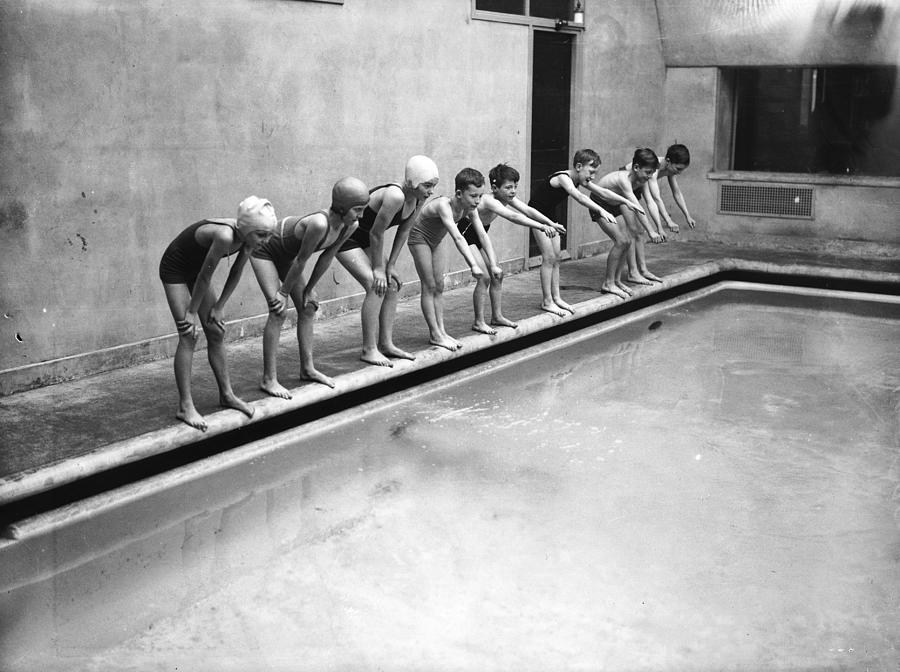 Swimming Lesson Photograph by Harry Todd.