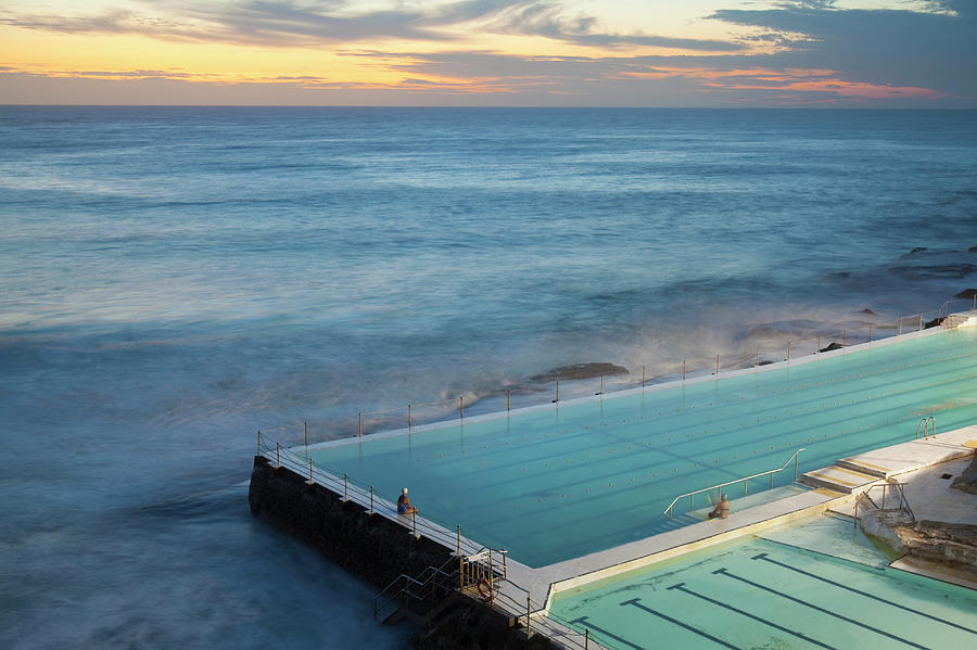 Swimming Pools At Bondi Beach, Before Photograph by Kathrin Ziegler Swimming Pools At Bondi Beach, Before Photograph by Kathrin Ziegler
