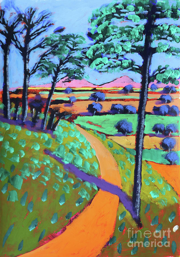 Swineyard Hill Painting by Paul Powis
