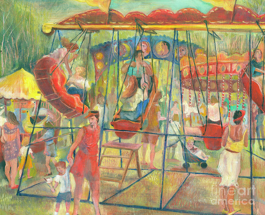 Swing Boats, 2006 Painting by Mary Kuper - Fine Art America