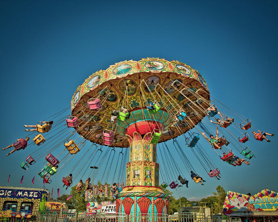 Carousel Swings 1 Photograph By Don Johnston Pixels