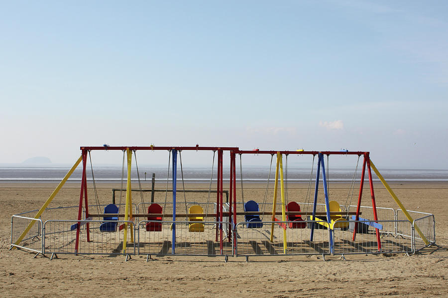 Swings On The Beach Photograph by Alison Oddy Swings On The Beach Photograph by Alison Oddy