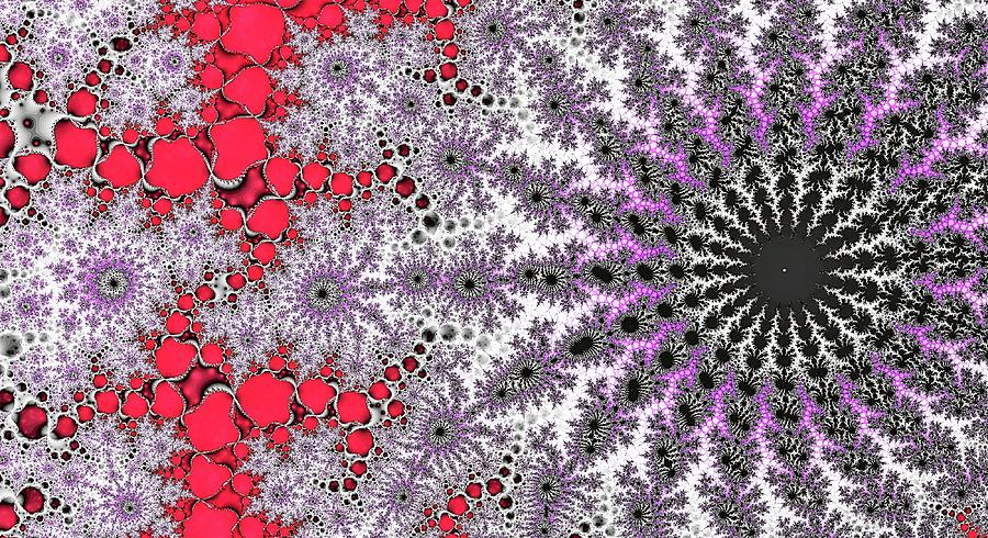 Swirling Ligtning Spiral Red Digital Art by Don Northup