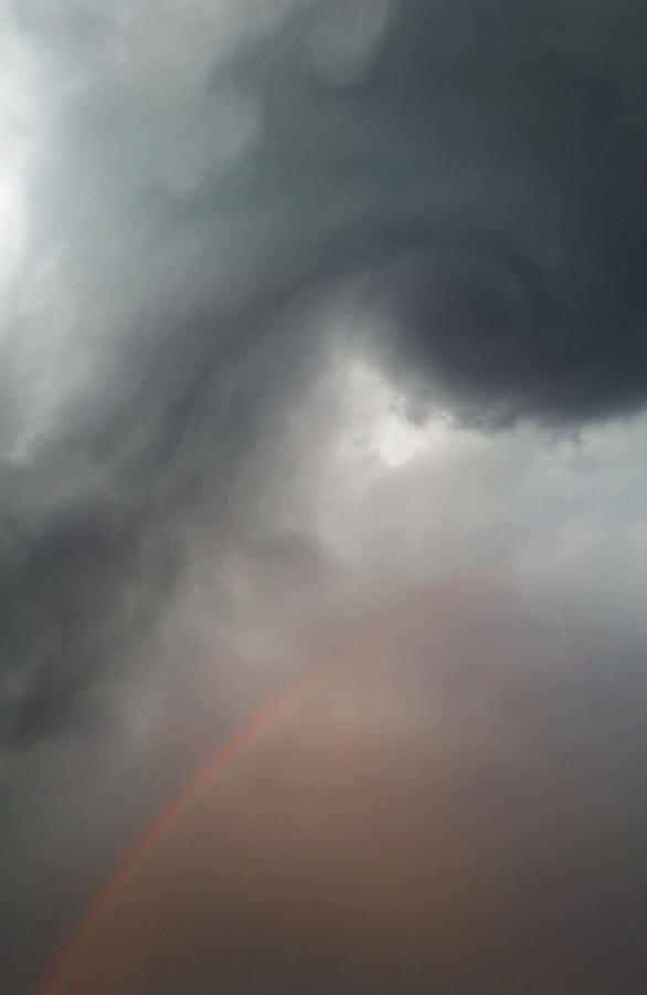 Swirling Over the Rainbow  Photograph by Ally White