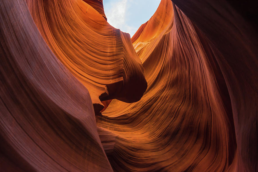 Swirling Patterns of Lower Antelope Canyon Photograph by Debra Martz