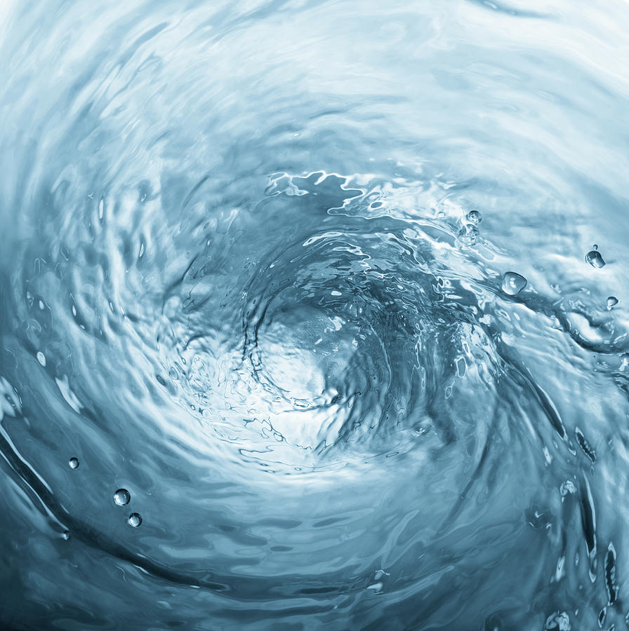 Swirling Water Photograph by Ansonsaw