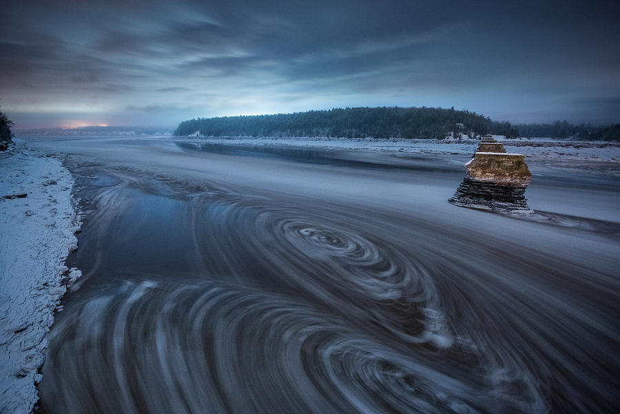 Swirling Water As Tidal River Reverses In Bay Of Fundy Photograph by Cavan Images Swirling Water As Tidal River Reverses In Bay Of Fundy Photograph by Cavan Images