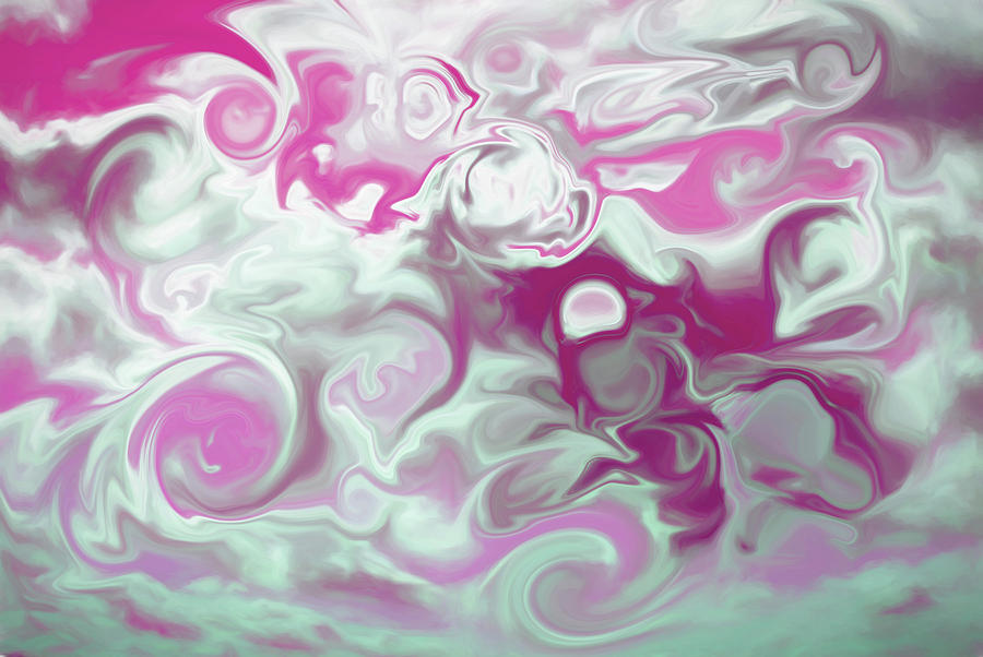 Swirly Skies Digital Art by Cindy Greenstein