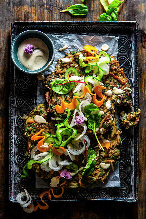 Swiss Chard Fritters With Miso Photograph by Sandra Krimshandl-tauscher ...