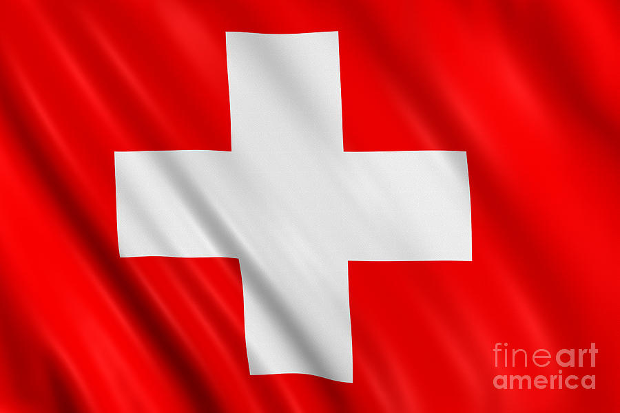 Swiss Flag Photograph by Visual7