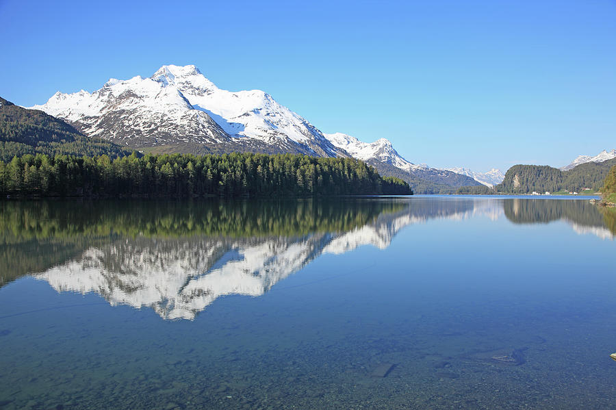 Switzerland, Lake And Mountain Photograph by Hiroshi Higuchi