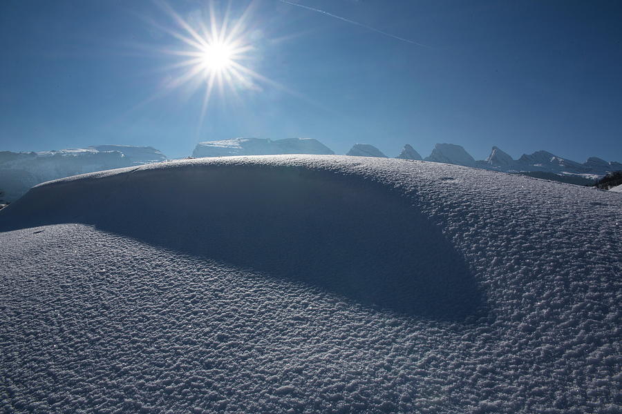 Switzerland, Landscape In Winter Digital Art by Christof Sonderegger