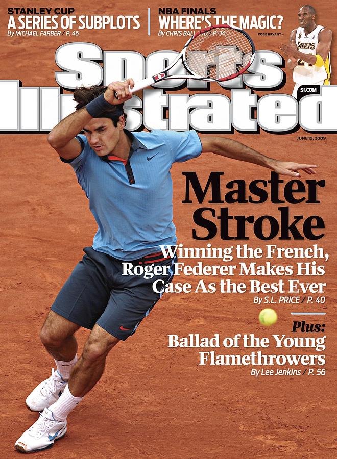 Switzerland Roger Federer, 2009 French Open Sports Illustrated Cover Photograph by Sports Illustrated