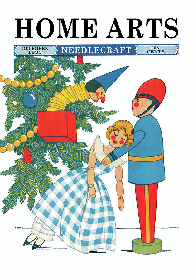 Swooning With the Nutcracker Painting by Marjorie P. Rowell