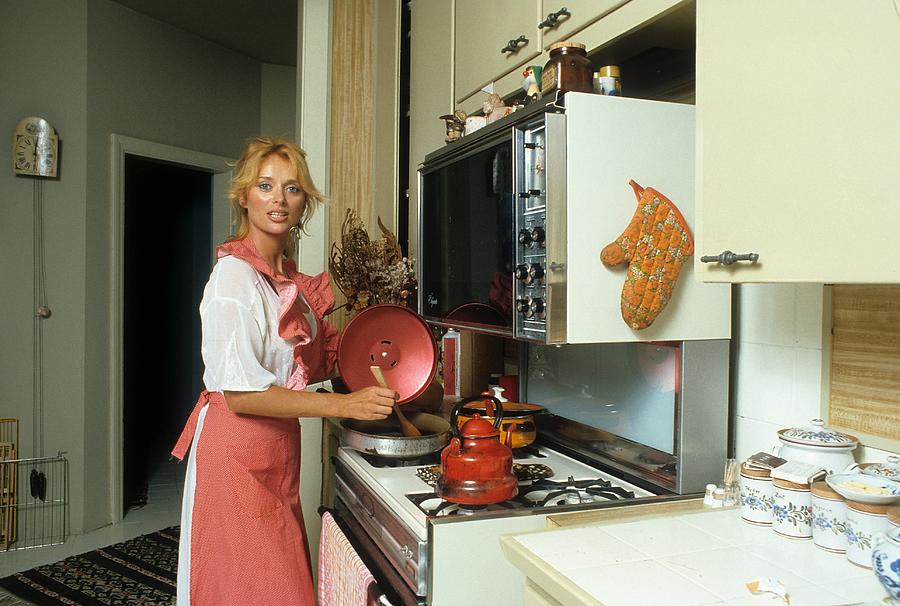 Sybil Danning On Cooking With The Stars Photograph by Donaldson Collection