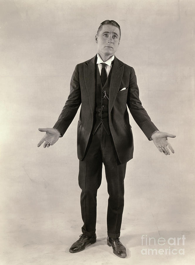 Syd Chaplin Looking Helpless Photograph by Bettmann