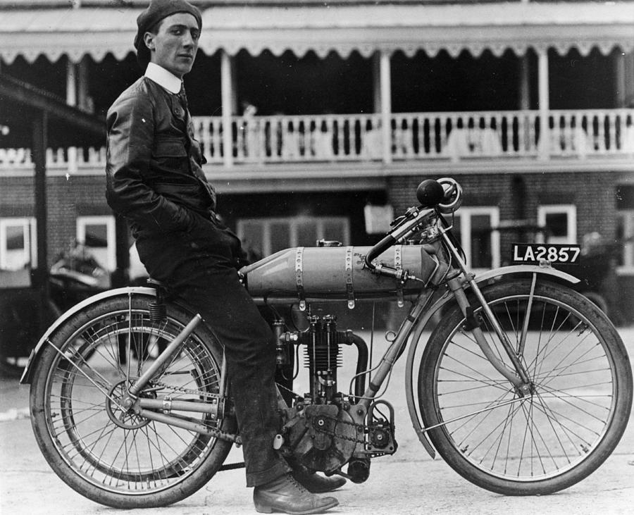 Syd Justien Tessier, On A 1910 Bat 3.5 Photograph by Heritage Images Syd Justien Tessier, On A 1910 Bat 3.5 Photograph by Heritage Images