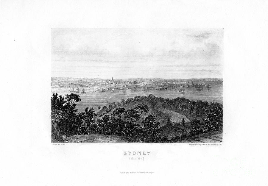 Sydney, Australia, 19th Century.artist Drawing by Print Collector