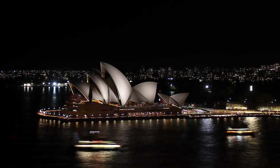 Sydney By Night Photograph By Zina Heg - Fine Art America