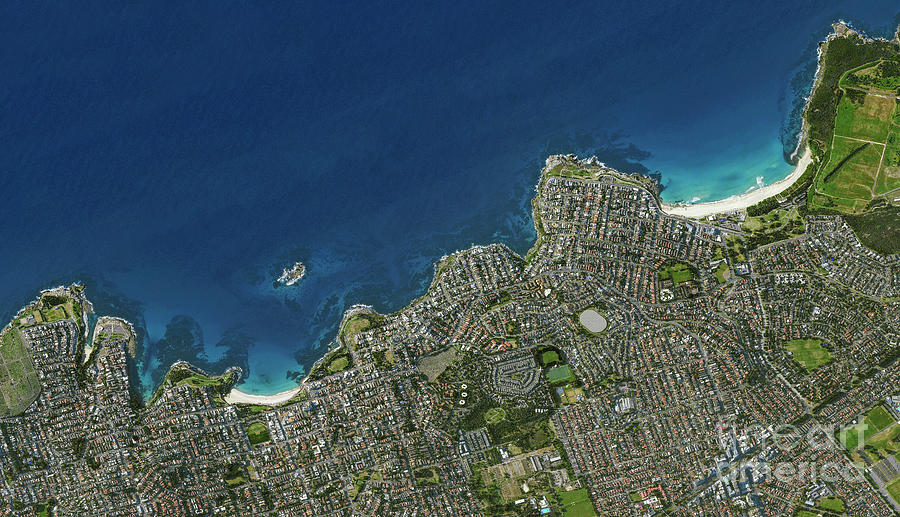 Sydney Coast Photograph by Airbus Defence And Space / Science Photo Library