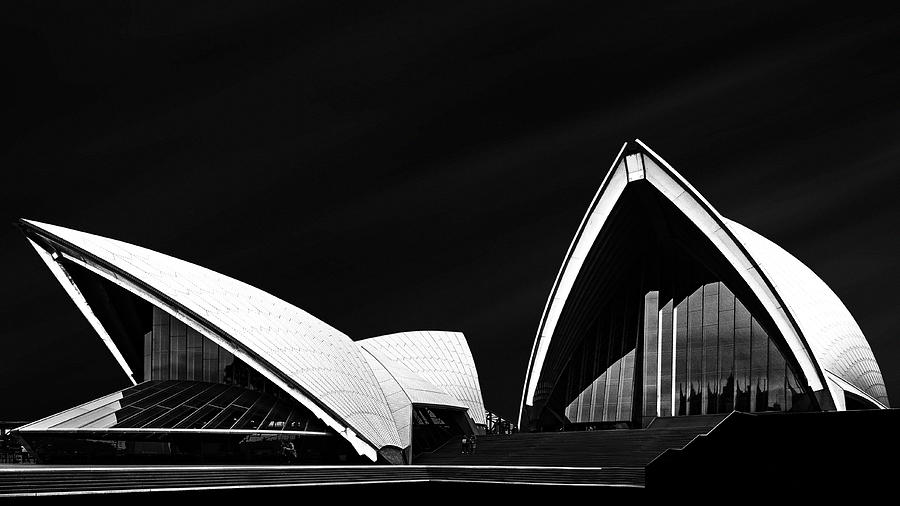 Architecture Photograph - Sydney Opera House by Richard Kam